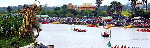 The Hluang Preah Sdech Kan's boat racing